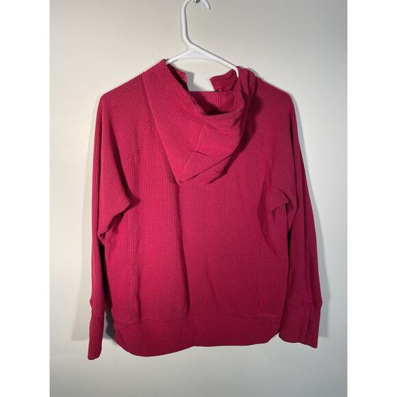 Outdoor Research Sweatshirt Womens Medium Red Long Sleeve Waffle Knit Active - Picture 5 of 12